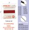 Griffin Silk Bead Cord Perlseide – Size Assortment 0-16 – 2 Meters per Card – Stainless Steel Needle Attached – for Knotting Pearls, Gemstones, Crystals and Beads